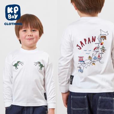 日本製/JAPAN圖案長袖T恤(100-160cm)