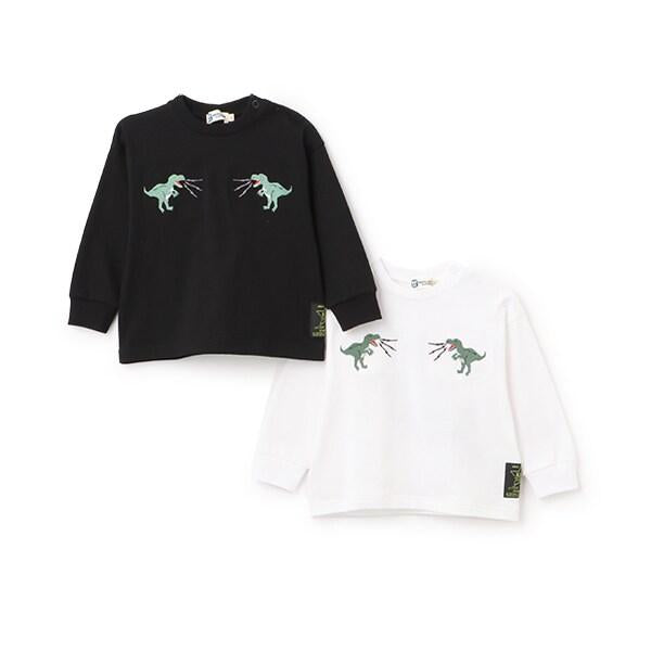 日本製/JAPAN圖案長袖T恤(80-90cm)