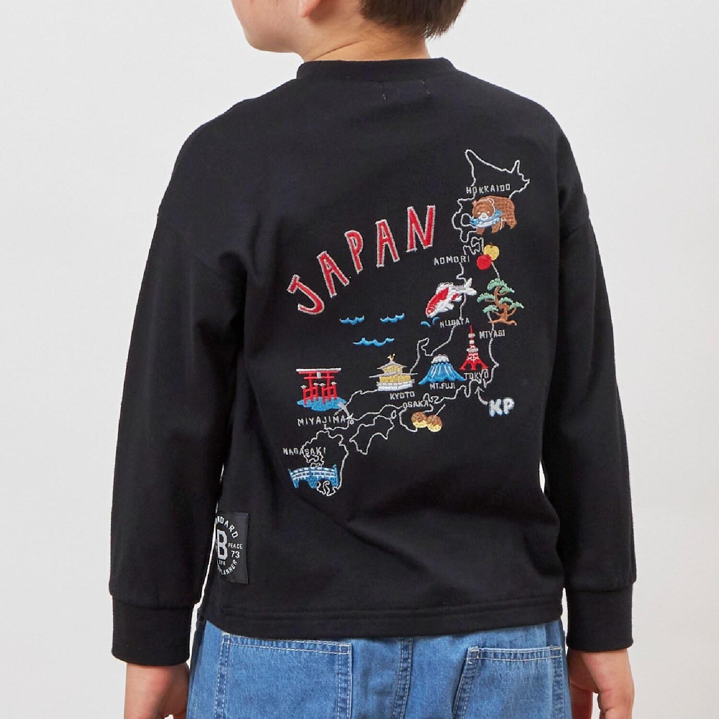 日本製/JAPAN圖案長袖T恤(100-160cm)