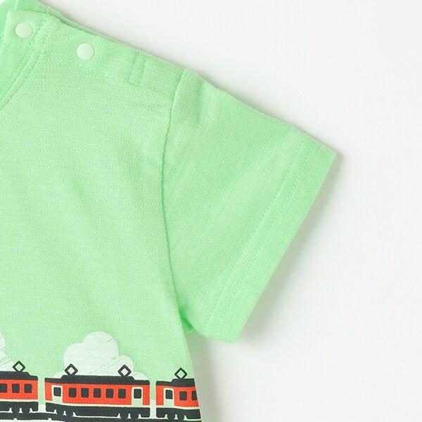 海洋與電車切換短袖T恤