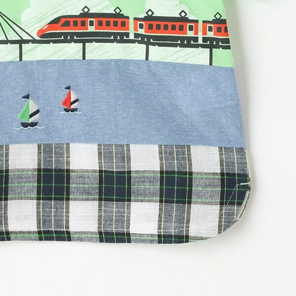 海洋與電車切換短袖T恤