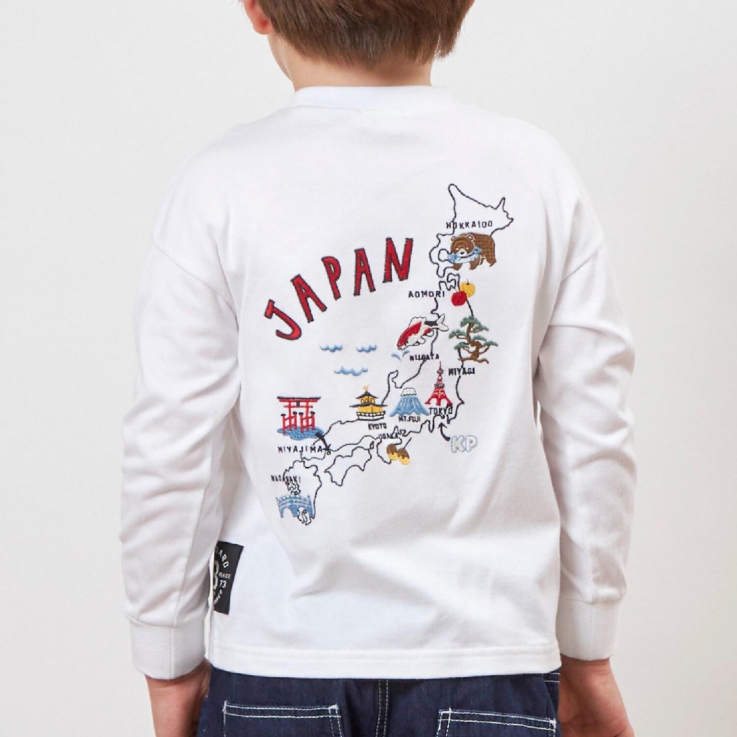 日本製/JAPAN圖案長袖T恤(100-160cm)