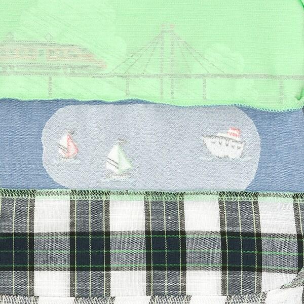 海洋與電車切換短袖T恤