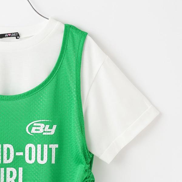 網紗長袖T恤套裝