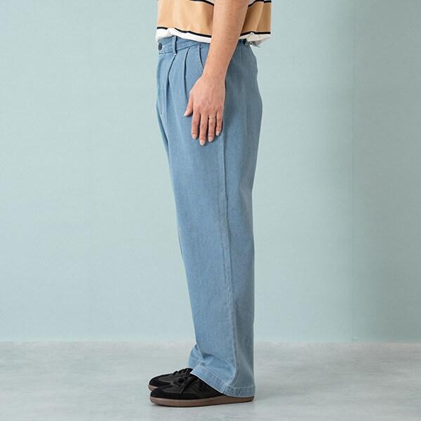 【爸爸也能穿】DAD寬鬆牛仔錐形褲