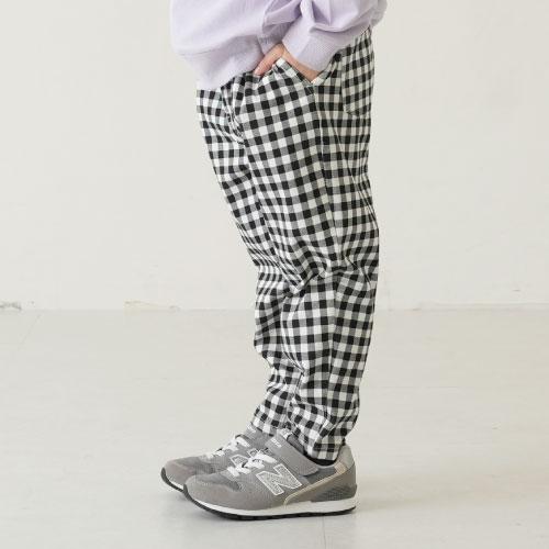 【短款】高腰荷葉邊印花錐形褲