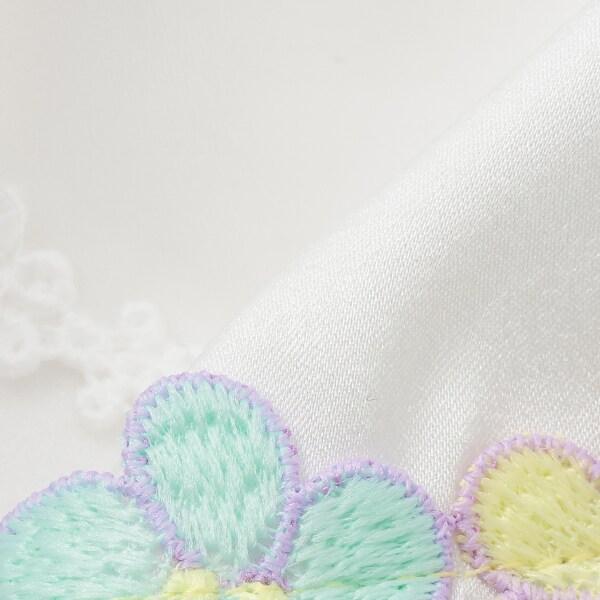 花卉刺繡蕾絲連衣裙