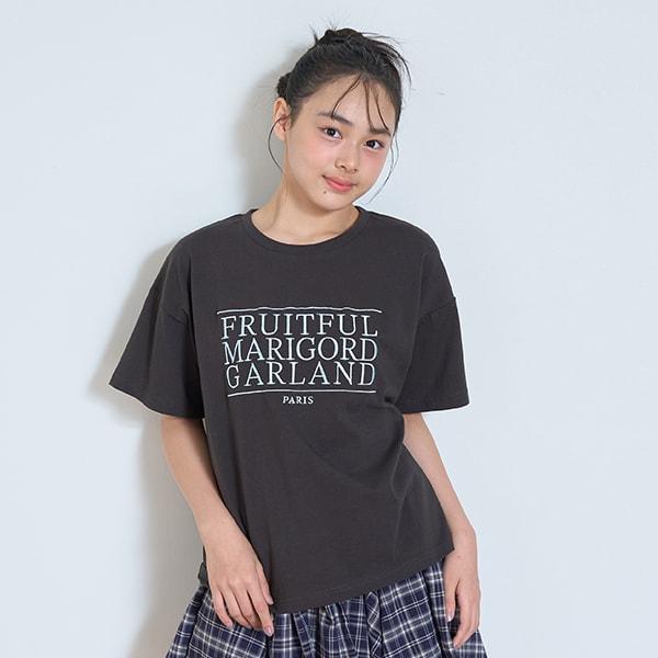 【GOODPRICE】【純棉100%】三段標語刺繡T恤