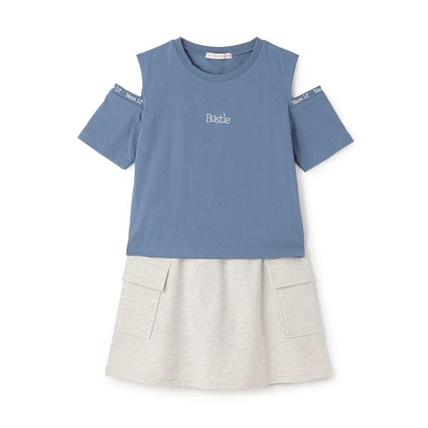 【7days】【接觸冷感/清涼】露肩T恤套裝