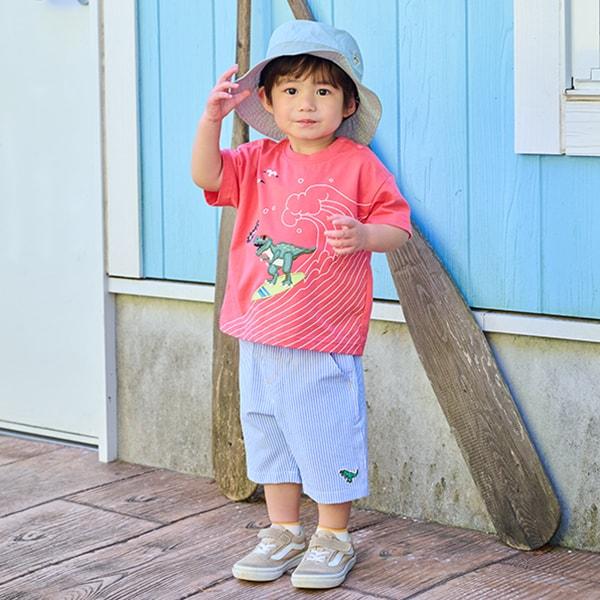 衝浪恐龍短袖T恤