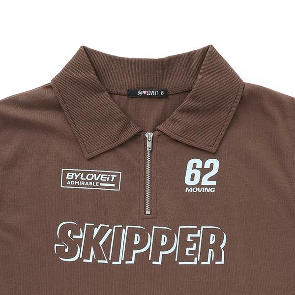 【Cuugal掲載】半拉鍊短袖T恤