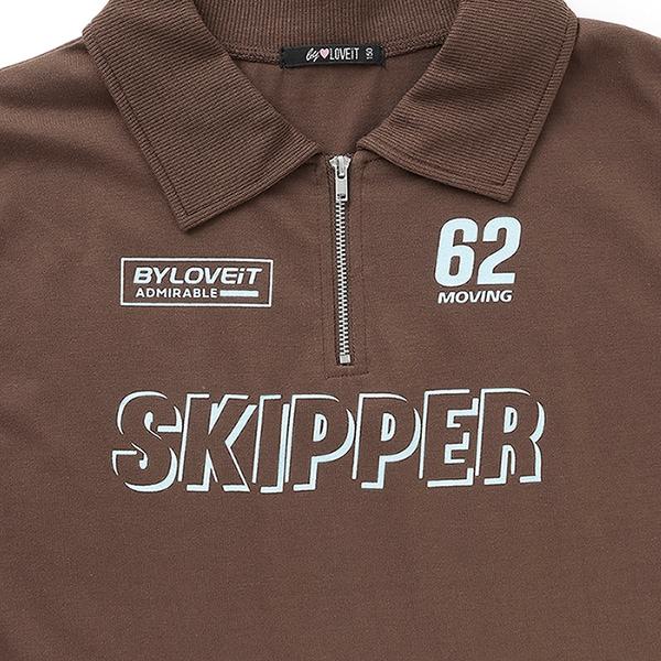 【Cuugal掲載】半拉鍊短袖T恤