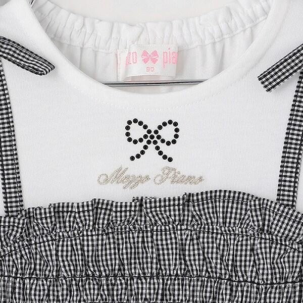 鏤空刺繡拼接長款上衣