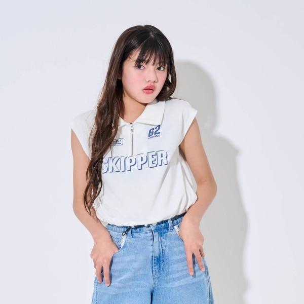 【Cuugal掲載】半拉鍊短袖T恤