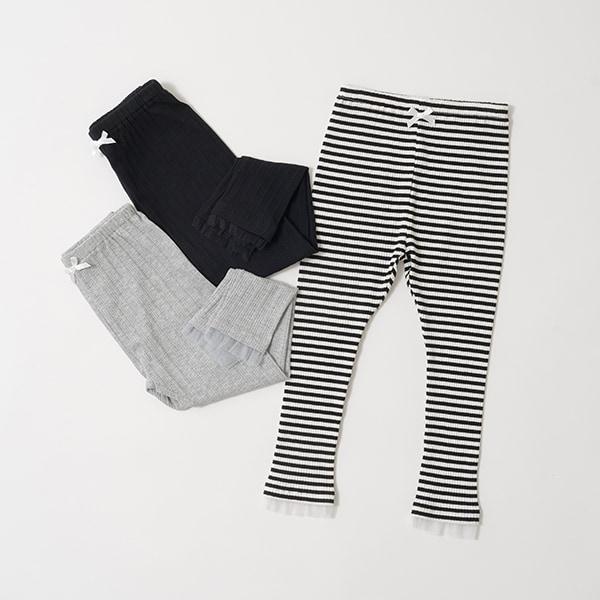 【人氣熱銷再次到貨】下襬網紗荷葉邊九分打底褲