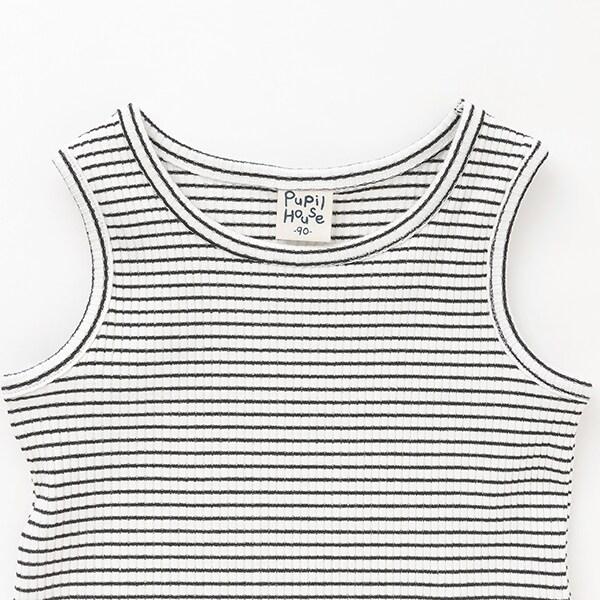 短款短袖T恤×背心