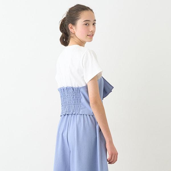 【Nico☆Petit刊載】蝴蝶結吊帶背心T恤