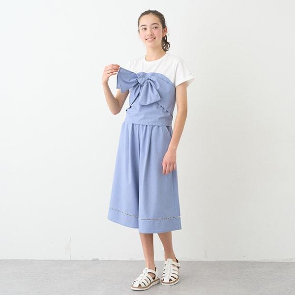 【Nico☆Petit刊載】蝴蝶結吊帶背心T恤