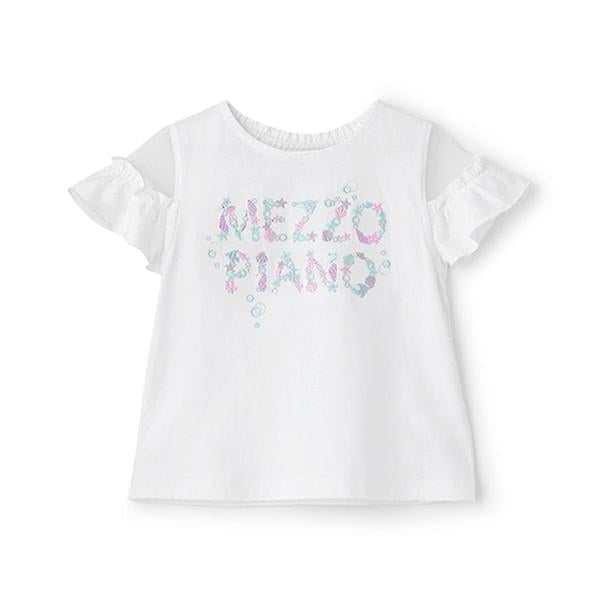 【人氣商品】【直營店無售】海洋元素標誌刺繡短袖T恤