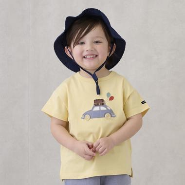 繡花汽車・小馬短袖T恤