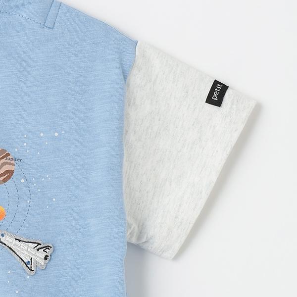 【防汙處理】宇宙圖案短袖T恤