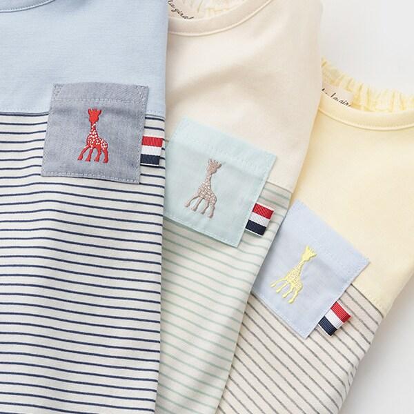 拼接條紋短袖T恤