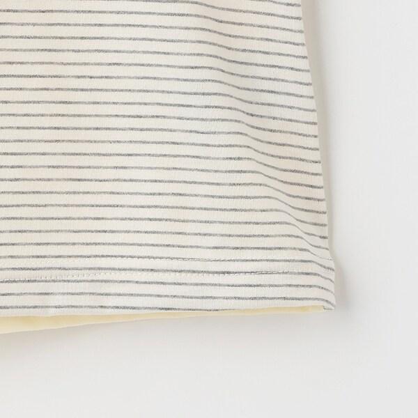 拼接條紋短袖T恤