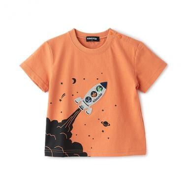 宇宙與恐龍短袖T恤