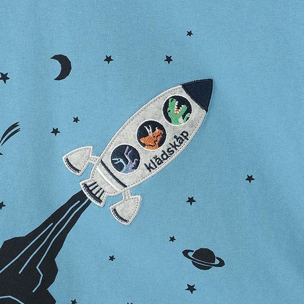 宇宙與恐龍短袖T恤