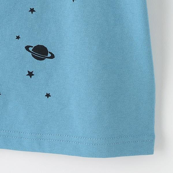 宇宙與恐龍短袖T恤