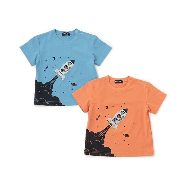 宇宙與恐龍短袖T恤