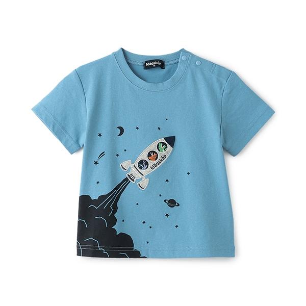 宇宙與恐龍短袖T恤