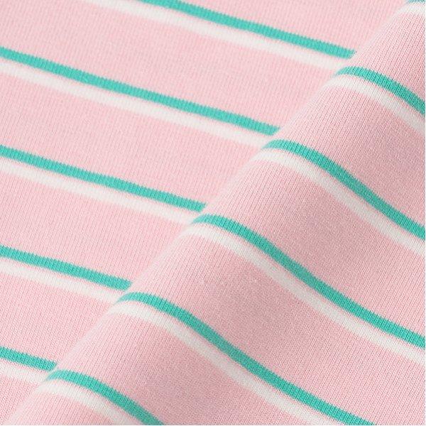 【Cuugal掲載】單點刺繡條紋T恤