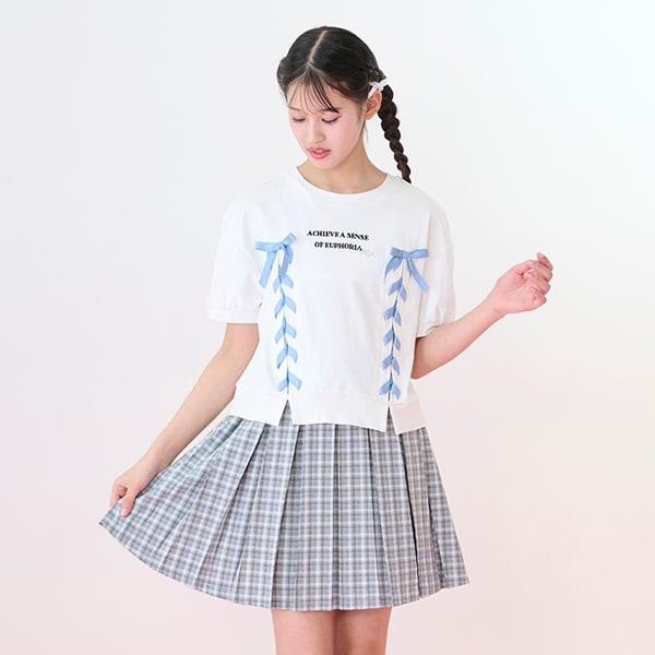 【Nico☆Puchi刊載】泡泡袖繫帶T恤