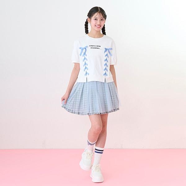 【Nico☆Puchi刊載】泡泡袖繫帶T恤