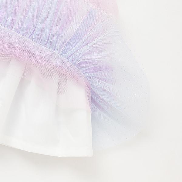 【人氣商品】【直營店無售】漸變色網紗半身裙