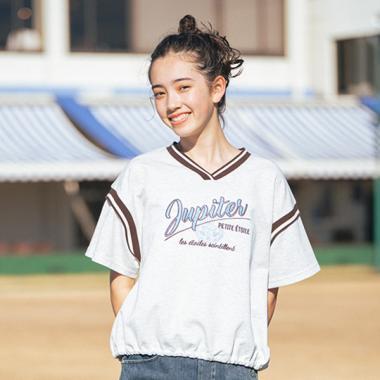 【Nico☆Petit登載】羅紋條紋T恤