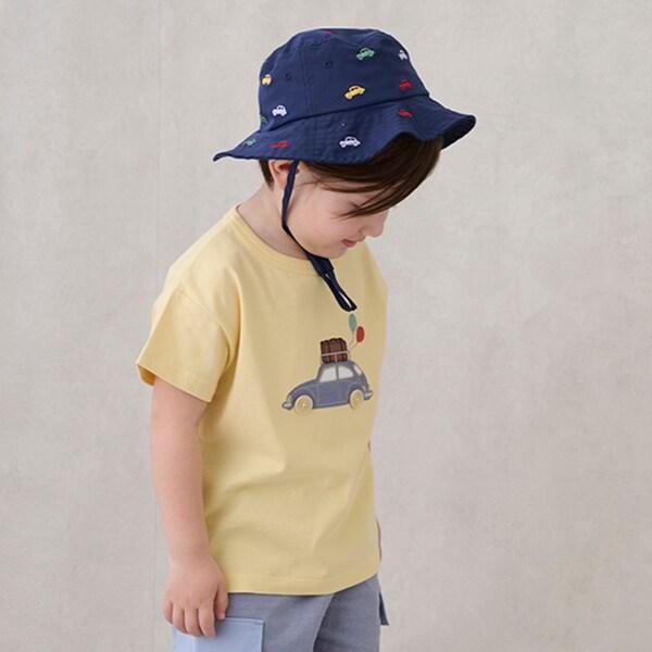 繡花汽車・小馬短袖T恤