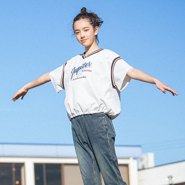 【Nico☆Petit登載】羅紋條紋T恤