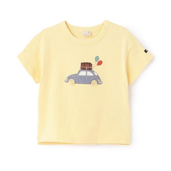 繡花汽車・小馬短袖T恤