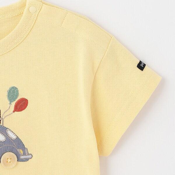 繡花汽車・小馬短袖T恤