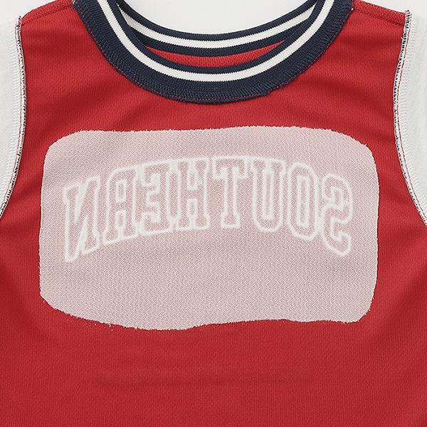 【接觸冷感】拼接款短袖T恤