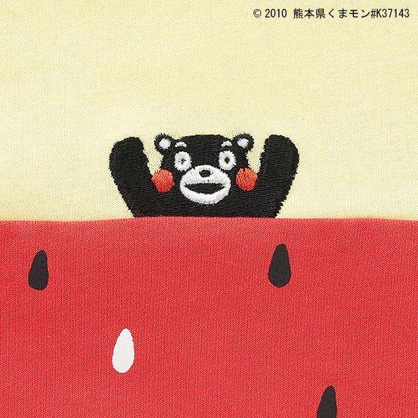 【くまモン】西瓜圖案短袖T恤