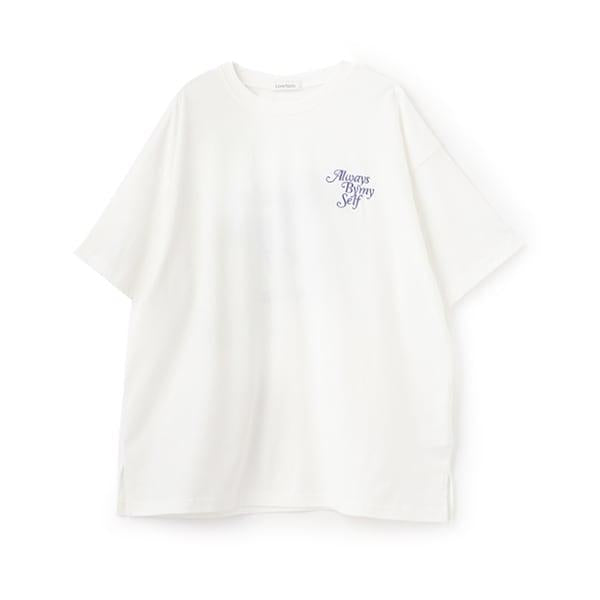 有機棉花卉印花T恤