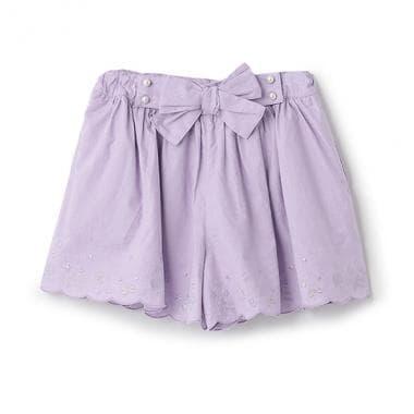 【人氣商品】【直營店無售】貝殼波浪刺繡闊腿裙