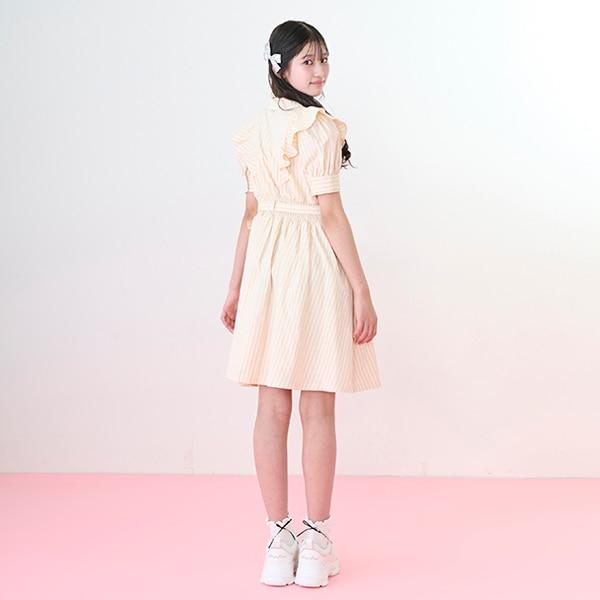 【Nico☆Petit登載】半拉鍊荷葉邊連衣裙