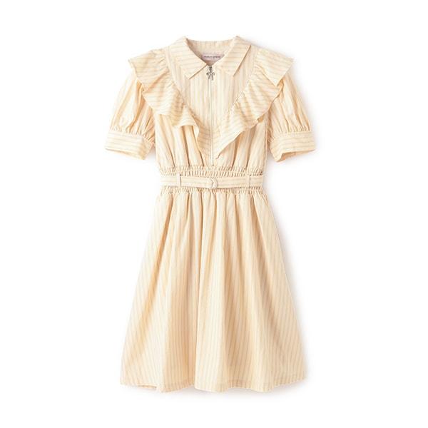 【Nico☆Petit登載】半拉鍊荷葉邊連衣裙