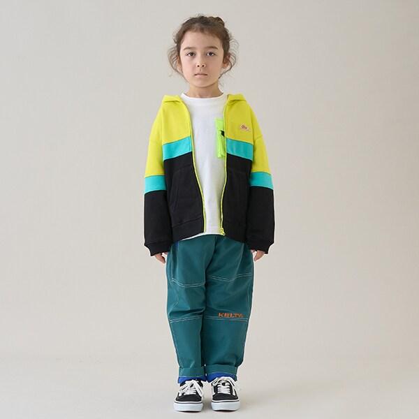 【KELTY】內刷毛拼接拉鍊連帽衛衣