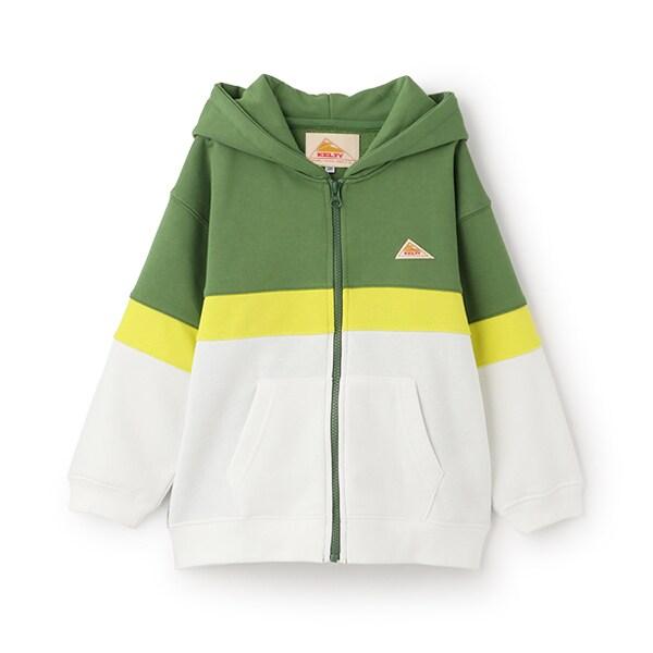 【KELTY】內刷毛拼接拉鍊連帽衛衣