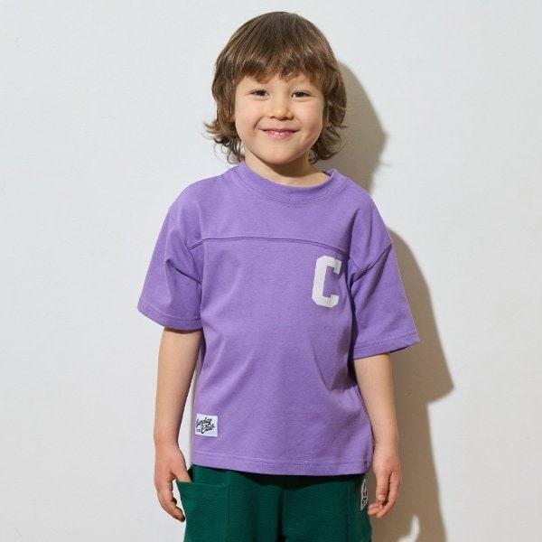 【正反兩穿OK!】【舒適天竺】字母印花T恤